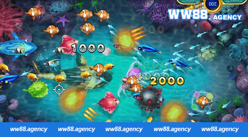 Các game bắn cá WW88 được nhiều người chơi nhất